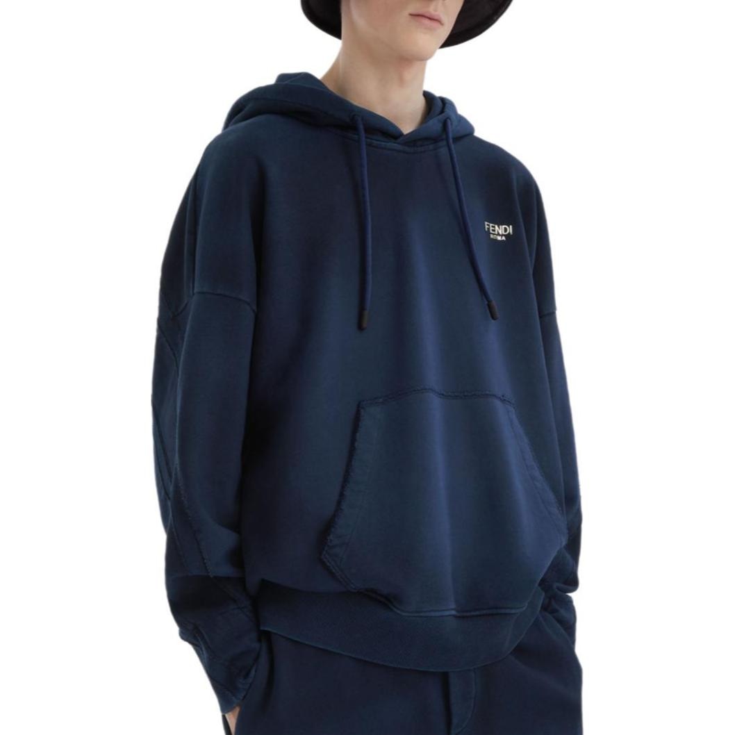 Fendi Logo Gradient Sweatshirt Blue — фото 5
