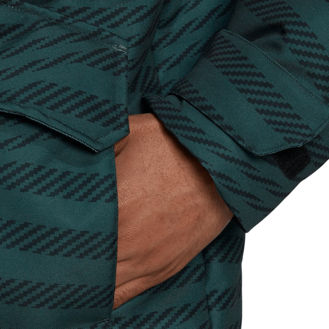 Adidas Real Madrid Hoodie Puffer Jacket Green — фото 3
