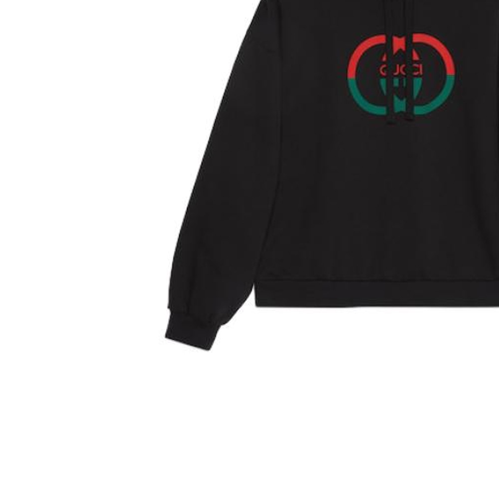 Gucci SS24 Logo Hoodie Black — фото 8