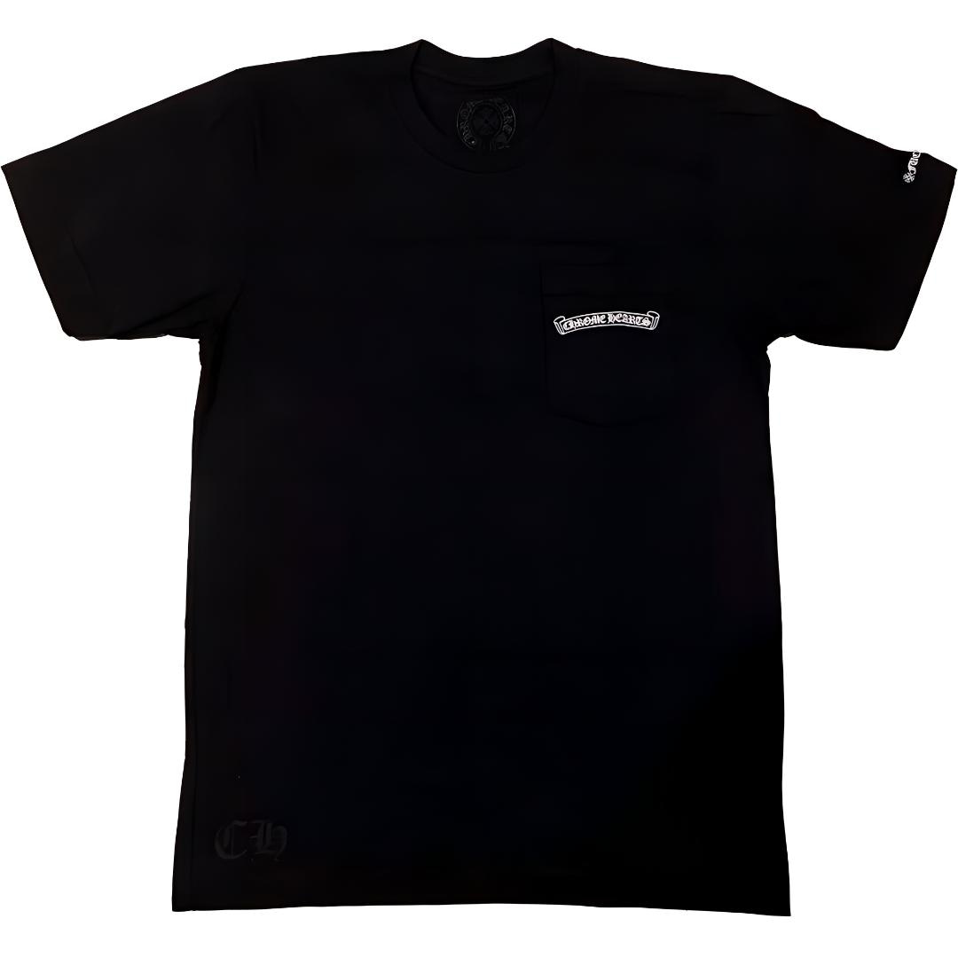 Chrome Hearts Logo Crewneck T-Shirt Black — фото 1