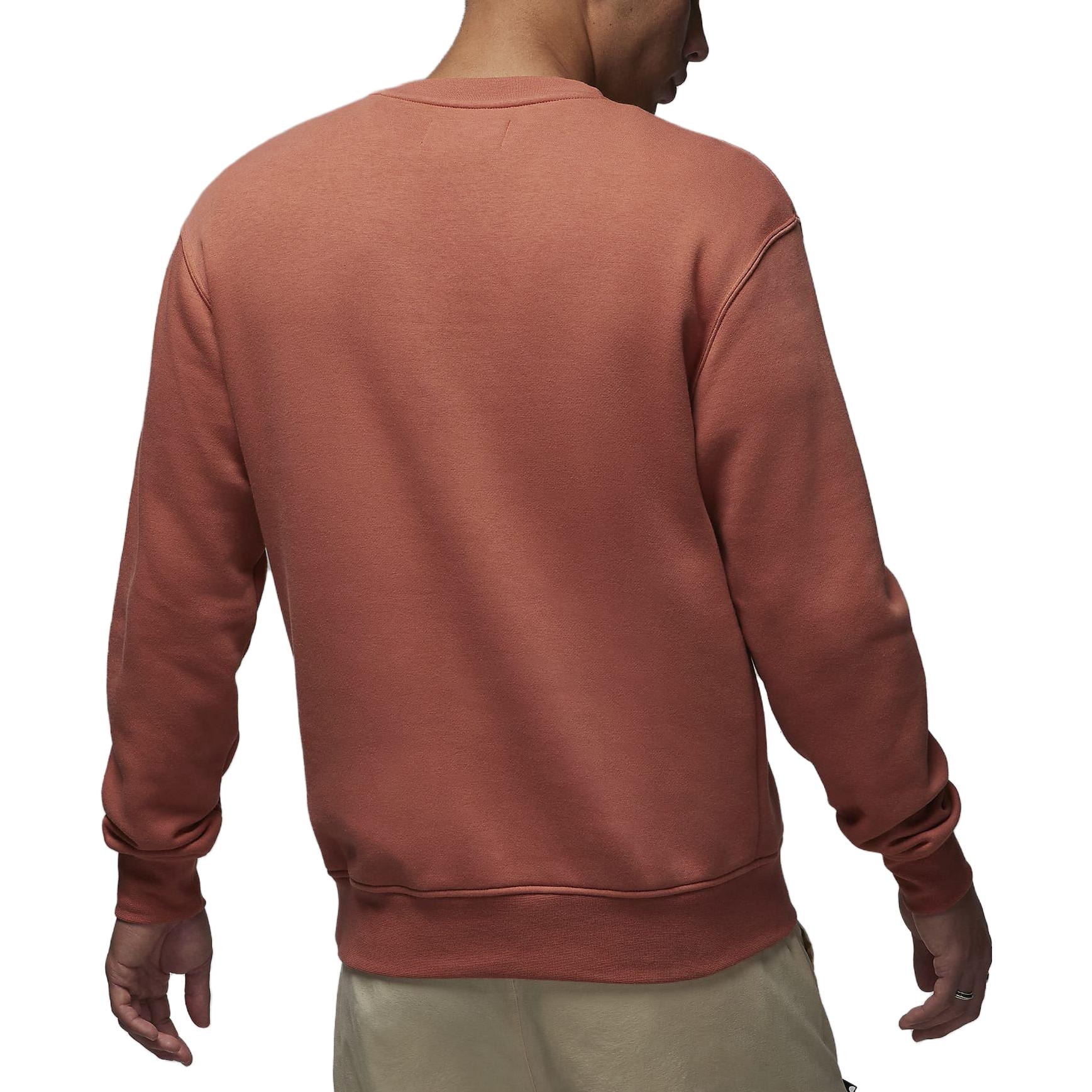 Jordan Logo Crewneck Sweatshirt Orange — фото 2