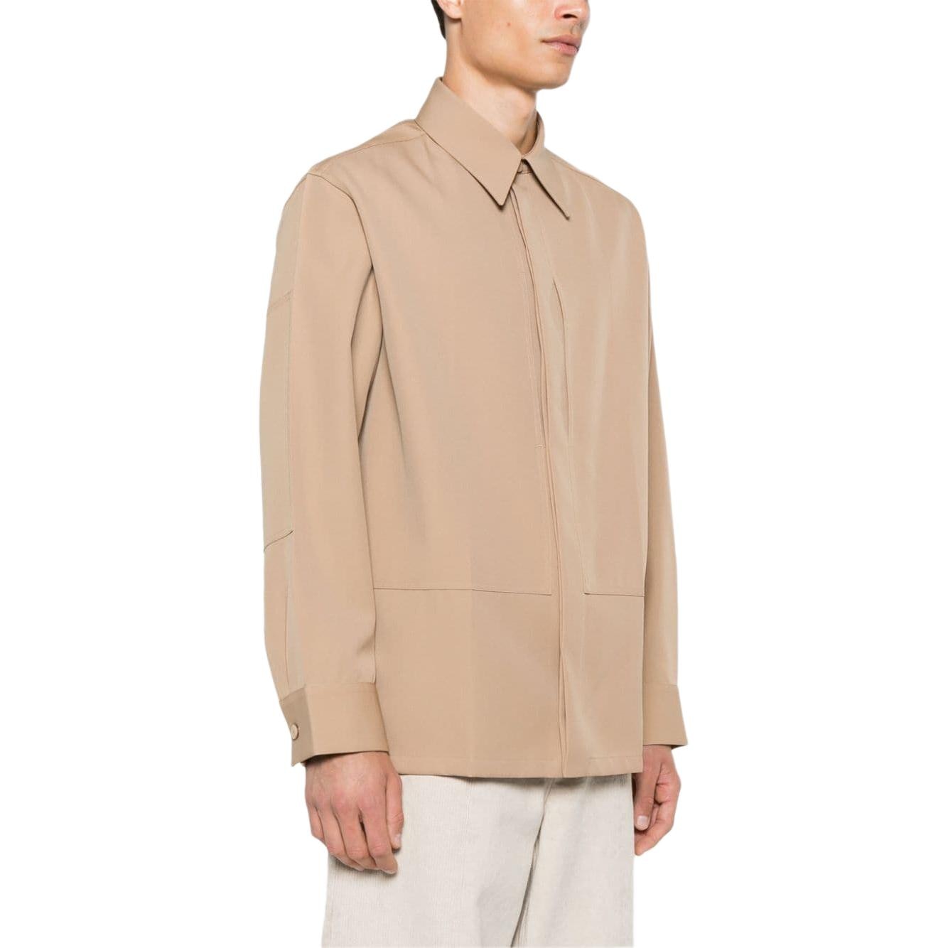 Jil Sander Рубашка (Арт. J22DL0243J40002-BEIGE) — фото 3