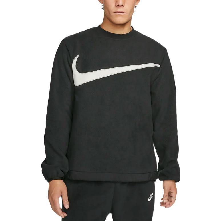 Nike As M Nk Club+ Fleece Crew Black — фото 3