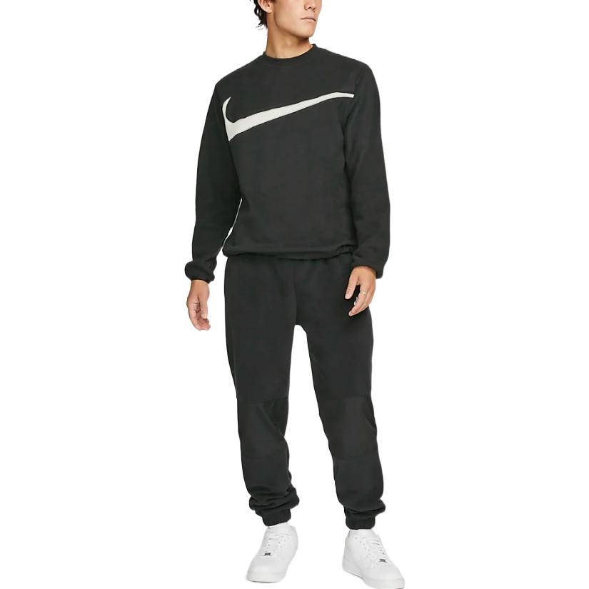 Nike As M Nk Club+ Fleece Crew Black — фото 2