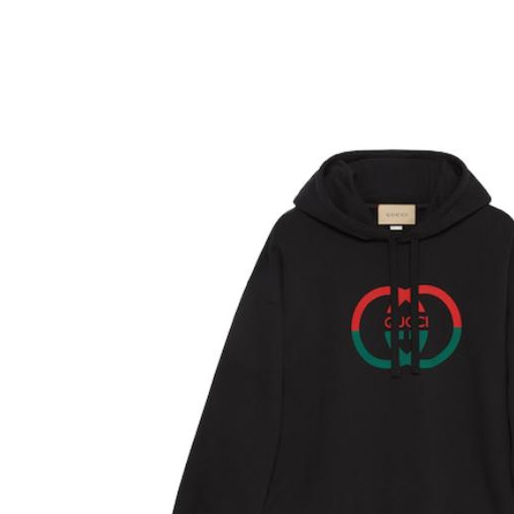 Gucci SS24 Logo Hoodie Black — фото 7