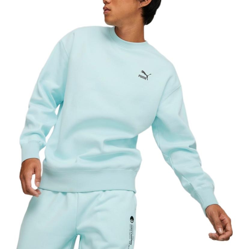 Puma x Pokemon Logo Crewneck Sweatshirt Green — фото 4