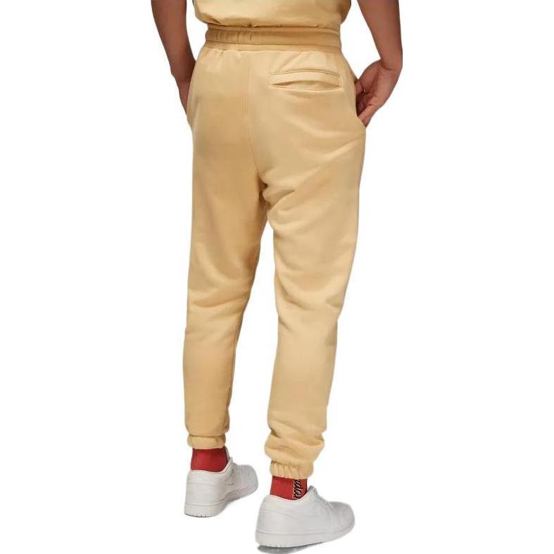 Jordan Logo Print Drawstring Joggers Brown — фото 4