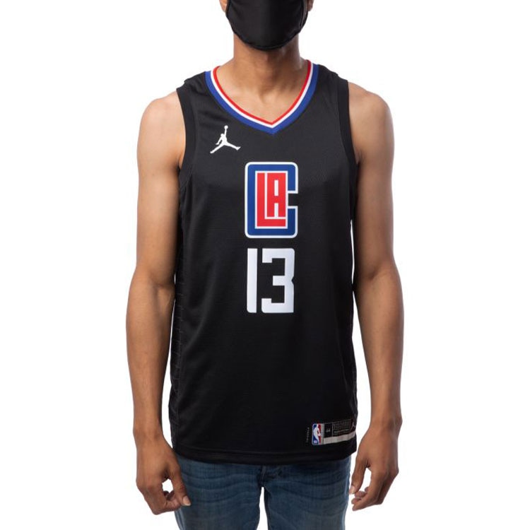 Jordan NBA SW Clippers Jersey 2020-21 Paul George 13 Black — фото 2