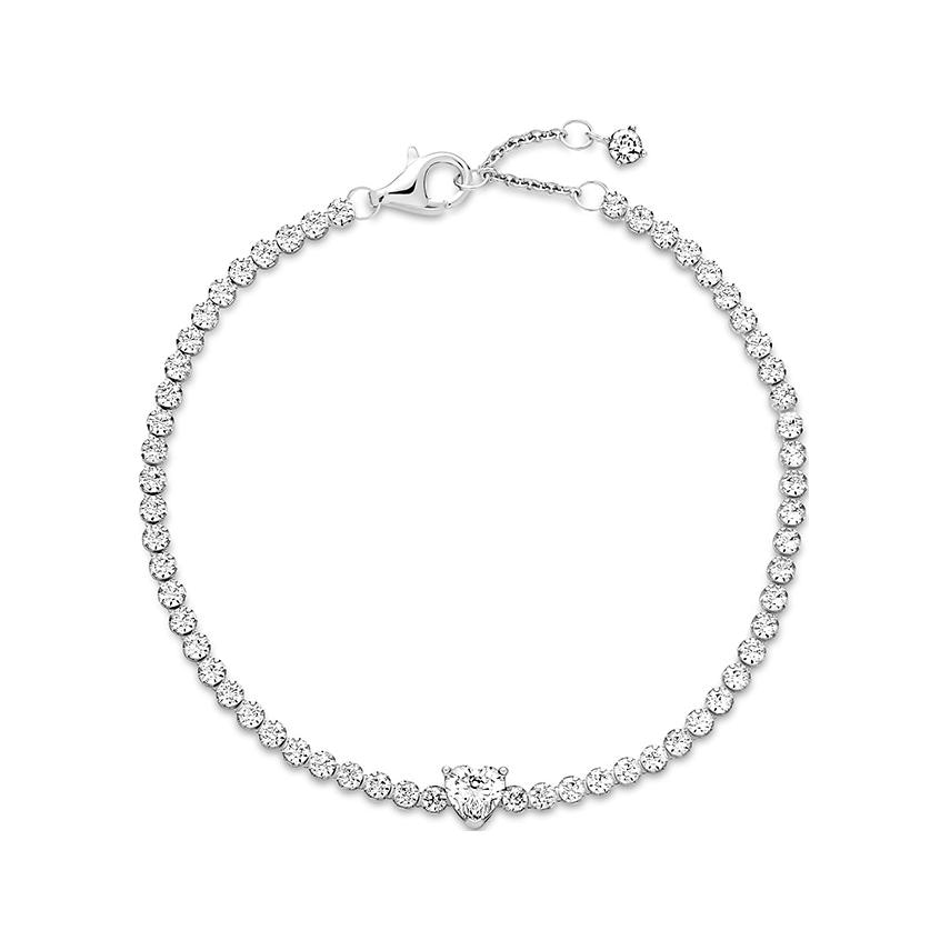 Pandora/潘多拉 Pandora Tennis Bracelet Silver