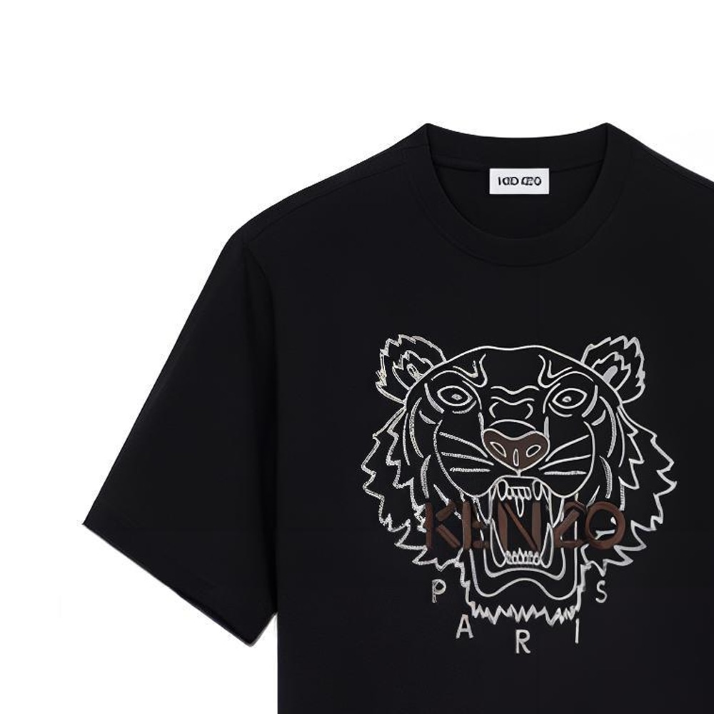 Kenzo Tiger Print T-Shirt Black — фото 3