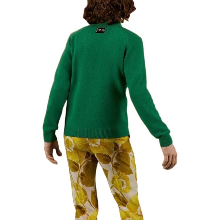 Gucci FW22 Green Knit Cardigan — фото 3