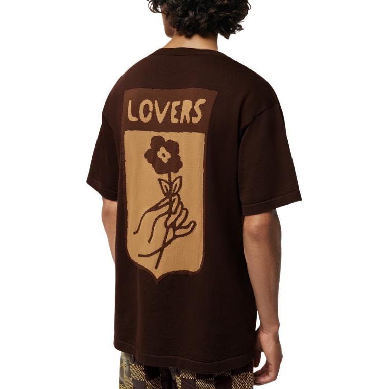 Louis Vuitton SS24 Cartoon Print T-Shirt Brown — фото 5