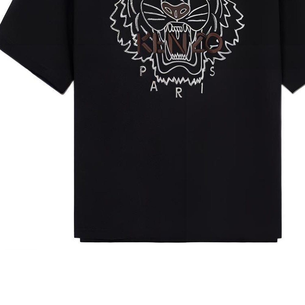 Kenzo Tiger Print T-Shirt Black — фото 4