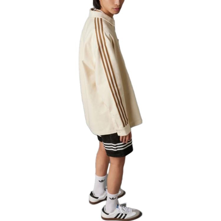 adidas originals adidas Adicolor 70s Beige Jacket — фото 4