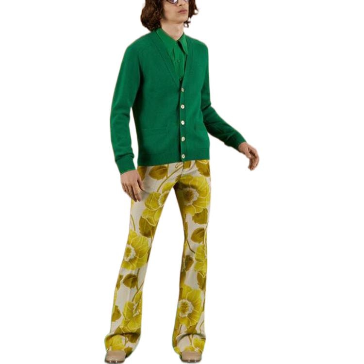 Gucci FW22 Green Knit Cardigan — фото 4