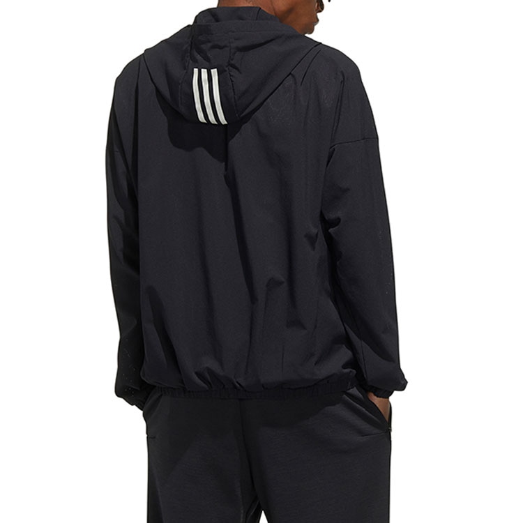 Adidas Hooded Jacket Black — фото 3