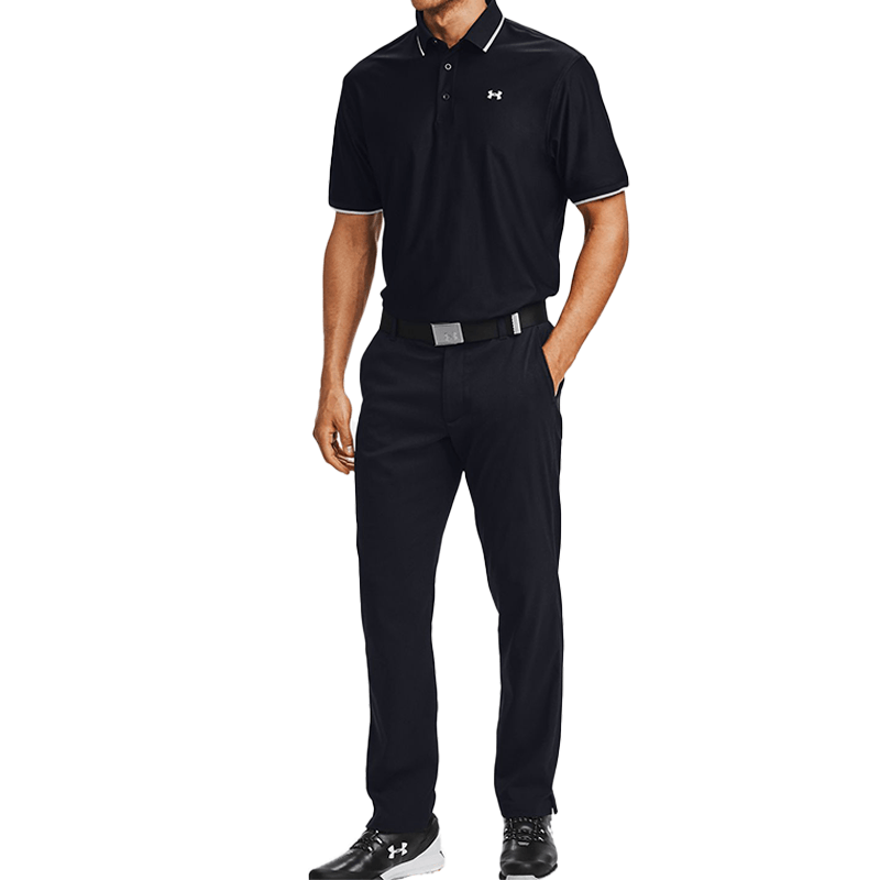 Under Armour Playoff Pique Polo Black — фото 5