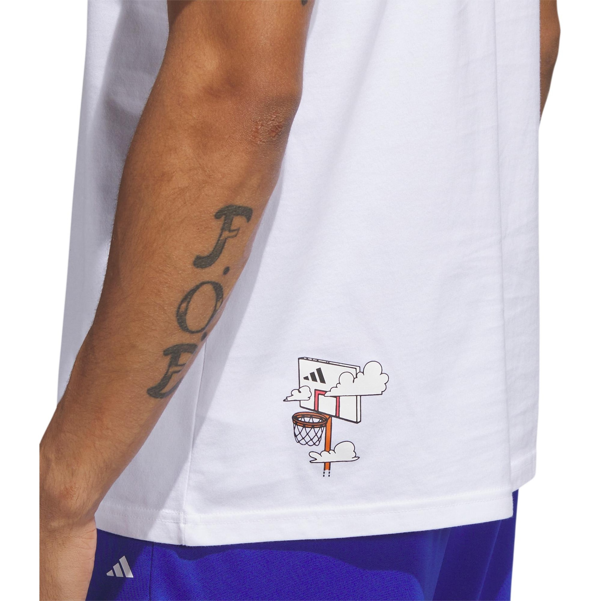 Adidas Lil' Stripe Basketball Tee T — фото 5