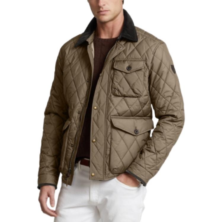 Polo Ralph Lauren Quilted Jacket Brown — фото 3