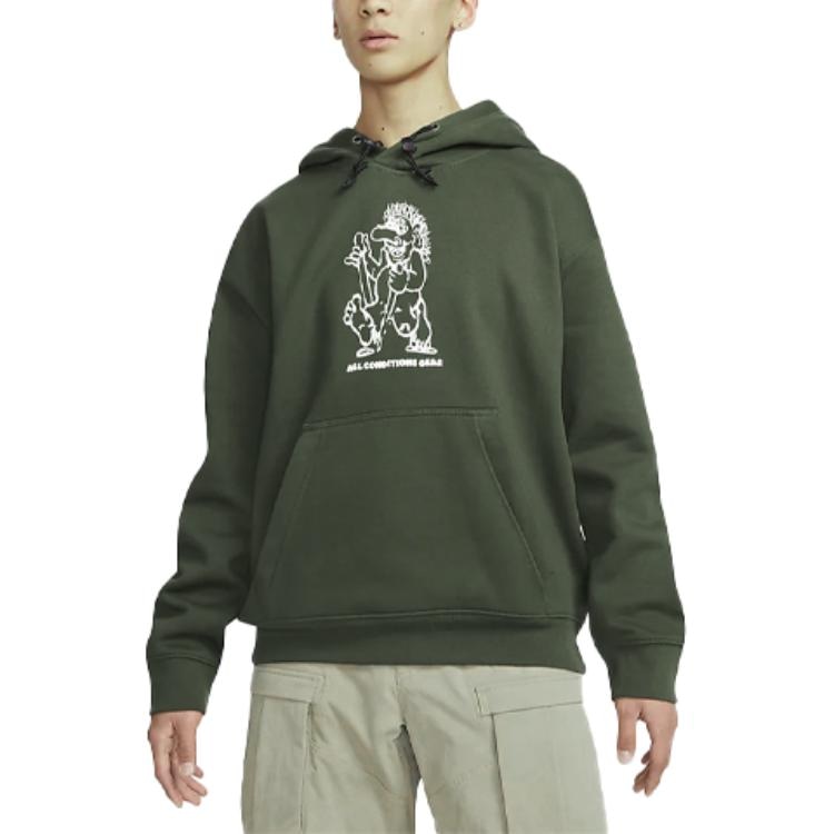 Nike ACG Therma-FIT "Troll" Hoodie Green — фото 4