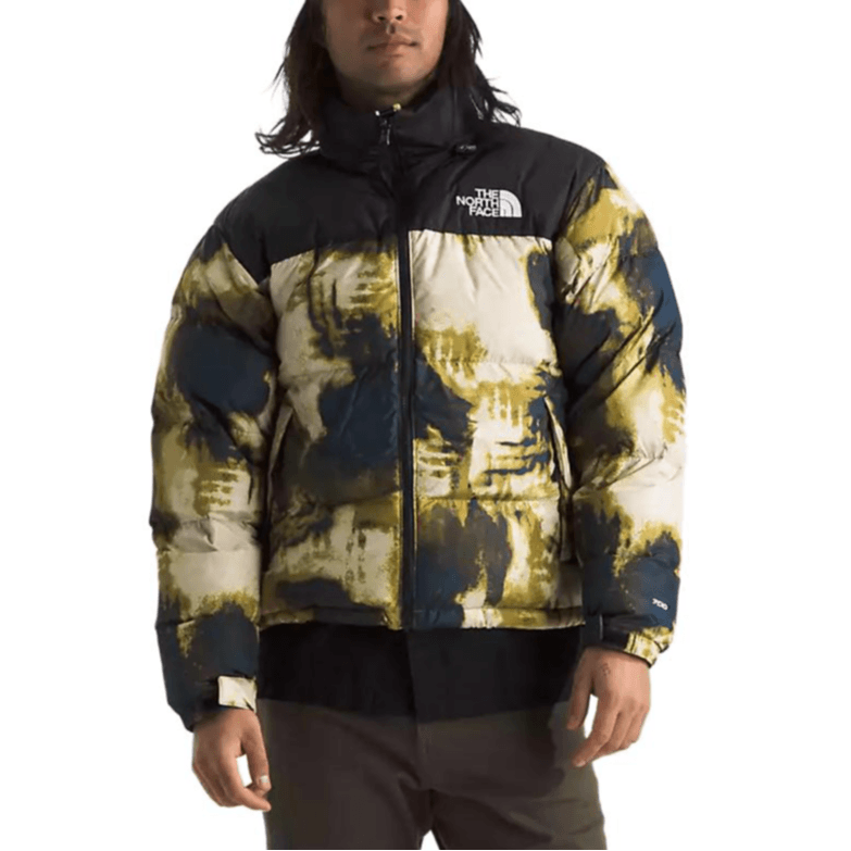 The North Face Hoodie Zip Jacket Men Midnight Gasoline Bleach Print Black — фото 5