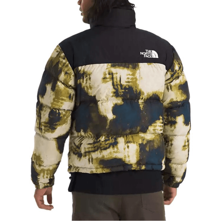 The North Face Hoodie Zip Jacket Men Midnight Gasoline Bleach Print Black — фото 7