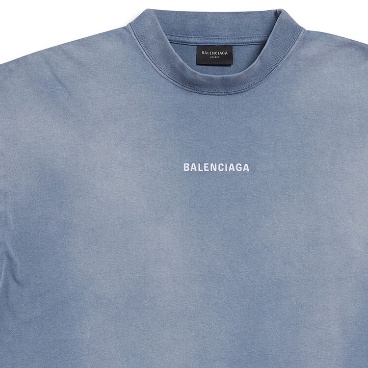 Balenciaga FW23 Blue White Tee — фото 2