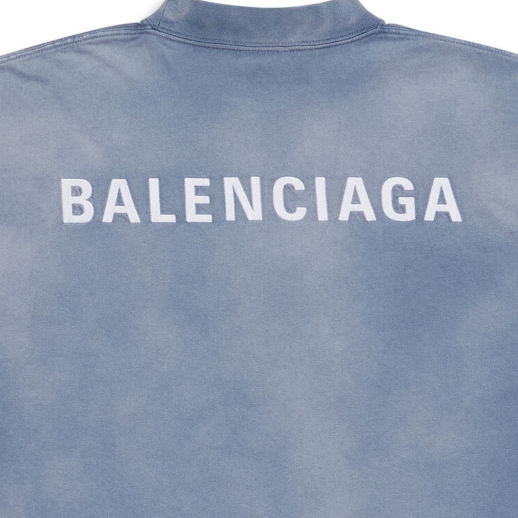 Balenciaga FW23 Blue White Tee — фото 5