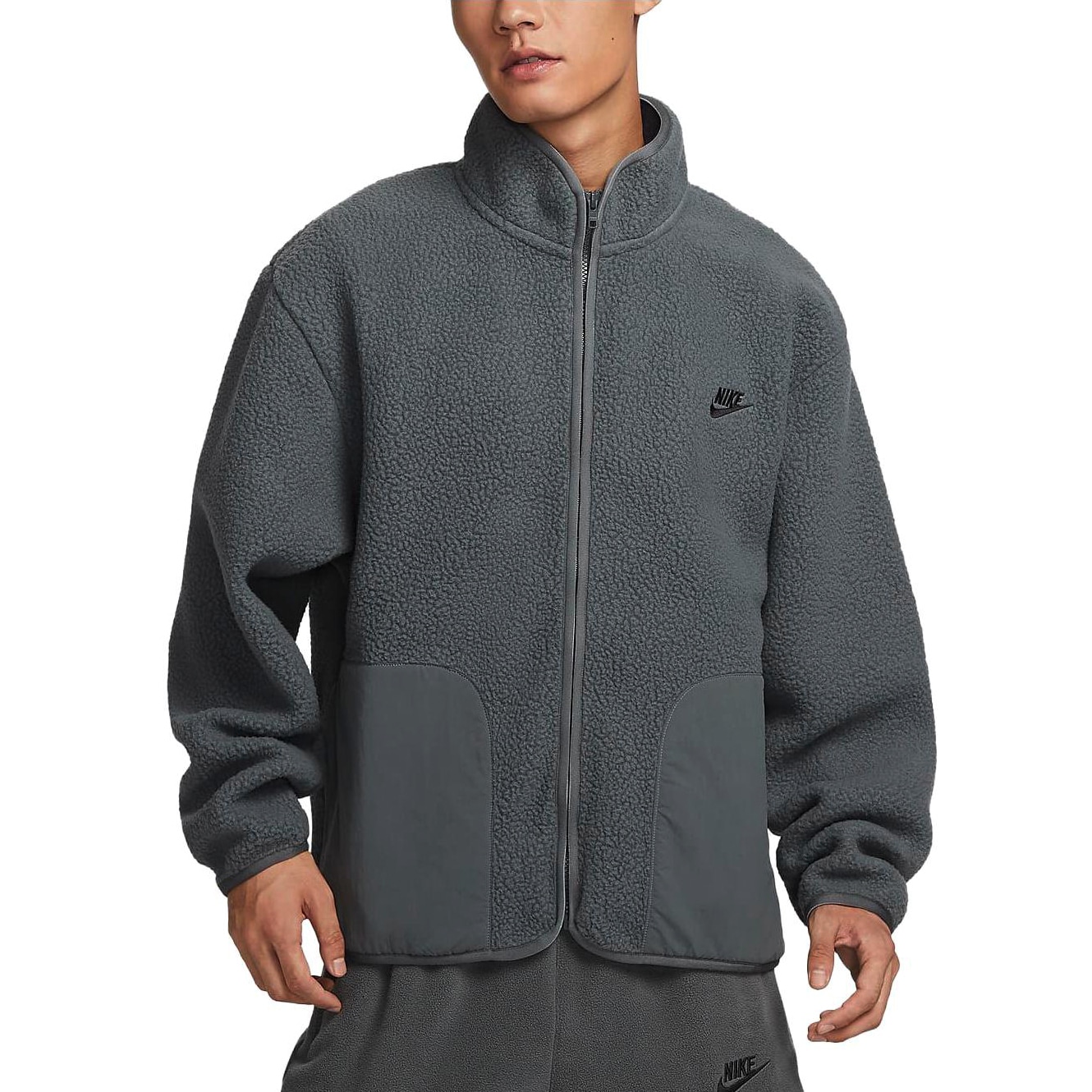 Nike Club Fleece Iron Grey — фото 3