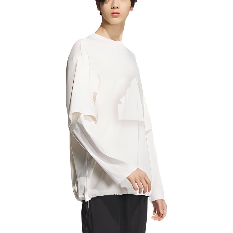 Adidas Future Style Long-Sleeve Top Pink White — фото 2