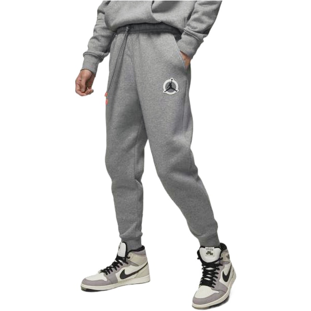Jordan Flt MVP Fleece Pant Carbon Heather — фото 4