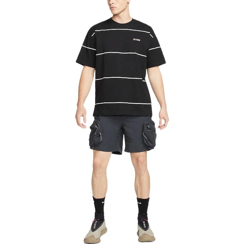 Nike ACG Striped Crewneck T-Shirt Black — фото 2