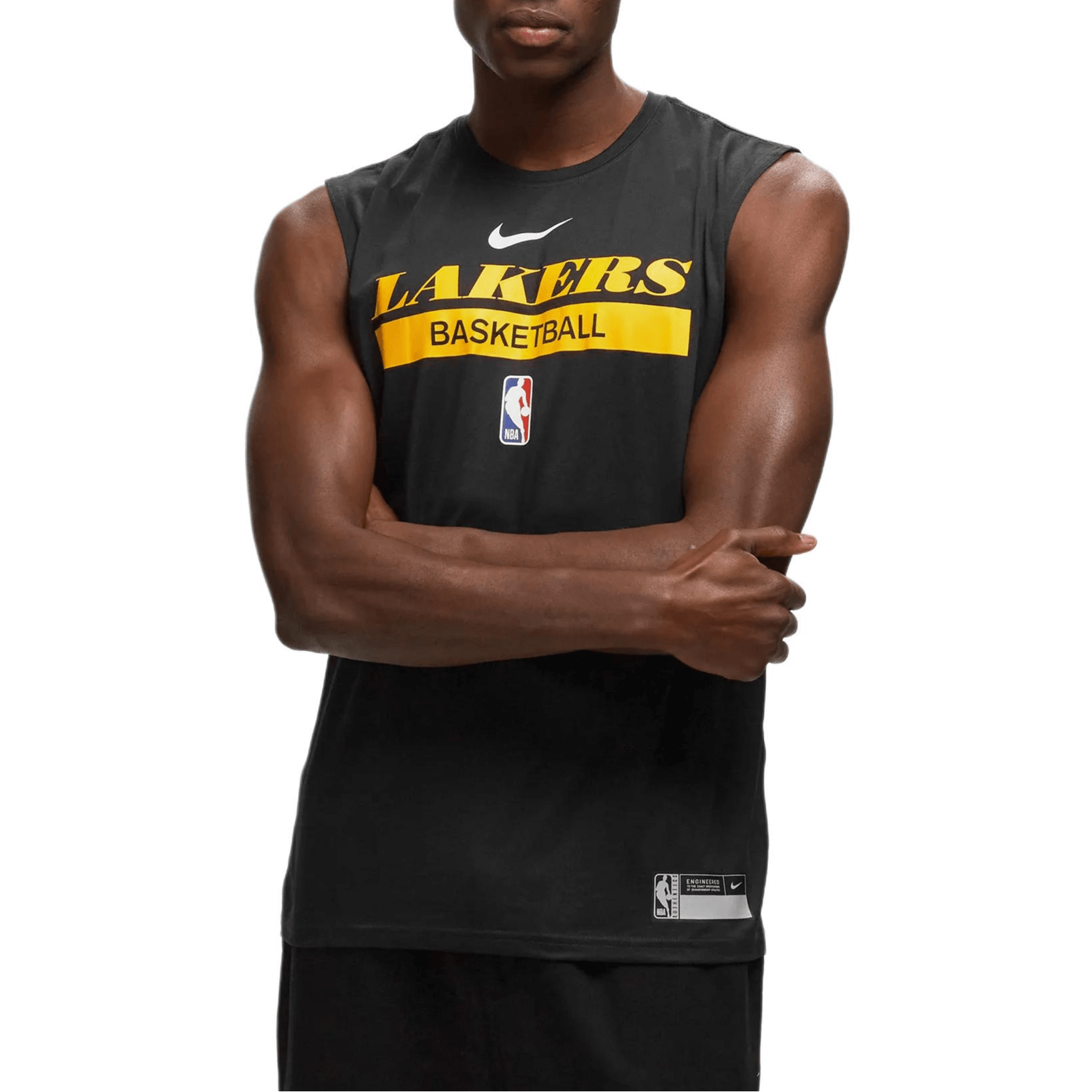Nike NBA Los Angeles Lakers Tank Top Black — фото 2