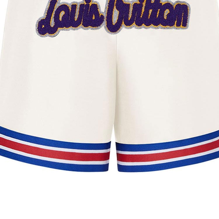 Louis Vuitton x NBA Basketball Shorts White — фото 7