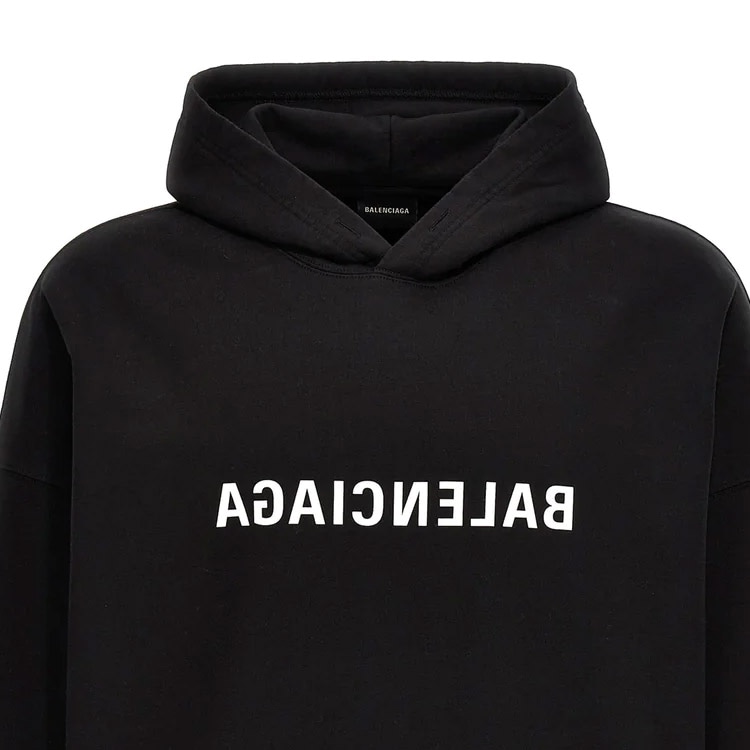 Balenciaga Logo Sweatshirt Black — фото 4