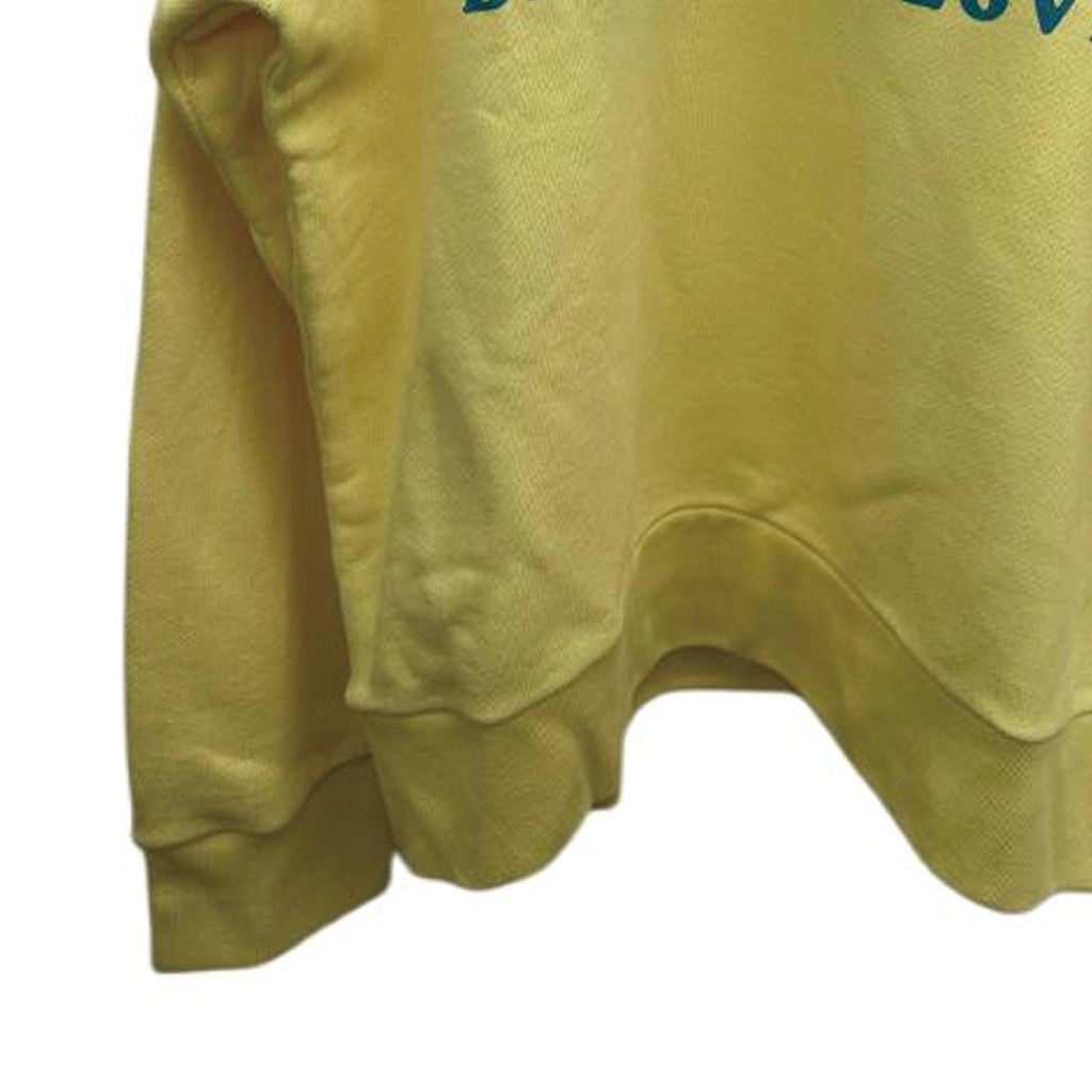 Gucci Logo Crewneck Sweatshirt Yellow — фото 4