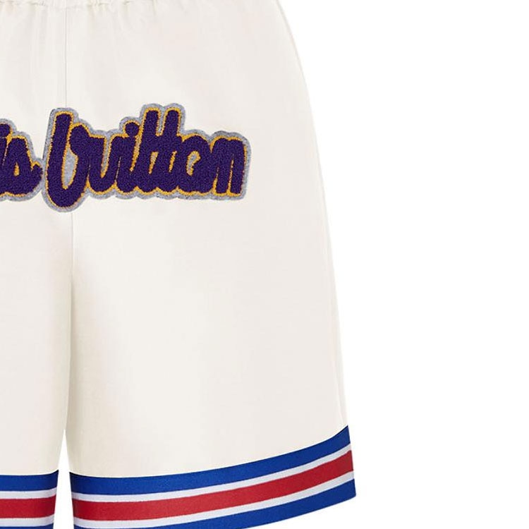 Louis Vuitton x NBA Basketball Shorts White — фото 8