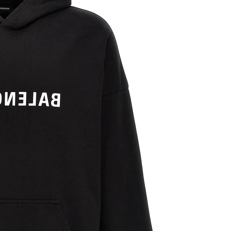 Balenciaga Logo Sweatshirt Black — фото 7