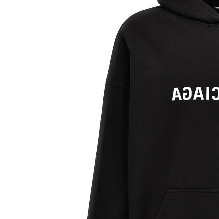 Balenciaga Logo Sweatshirt Black — фото 6