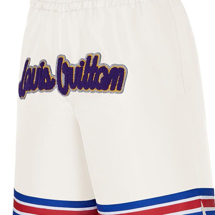 Louis Vuitton x NBA Basketball Shorts White — фото 5