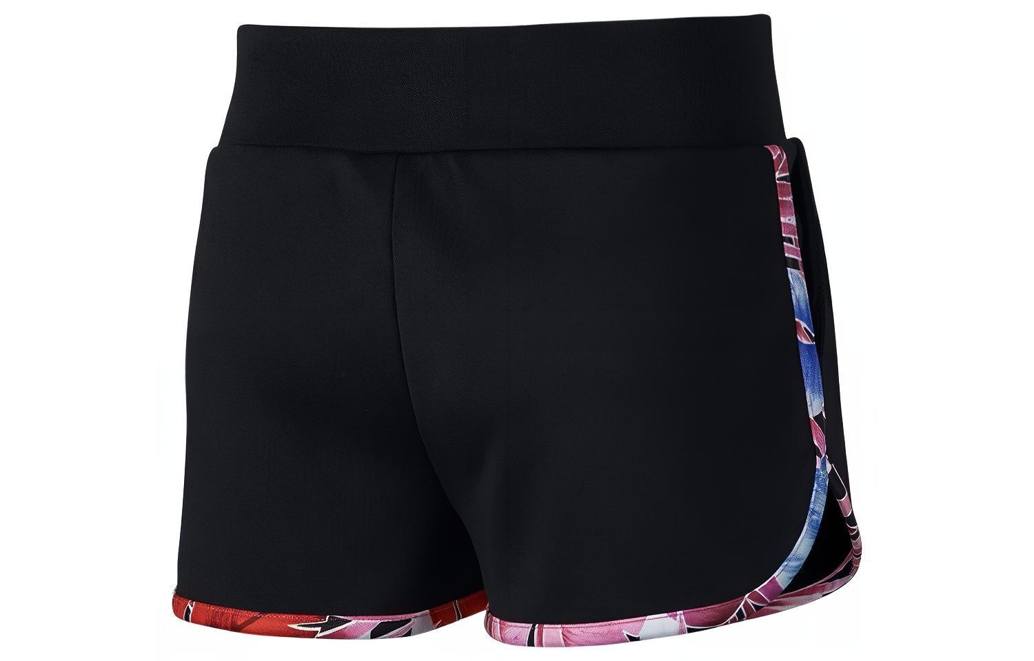 Nike Floral Running Shorts Black — фото 1