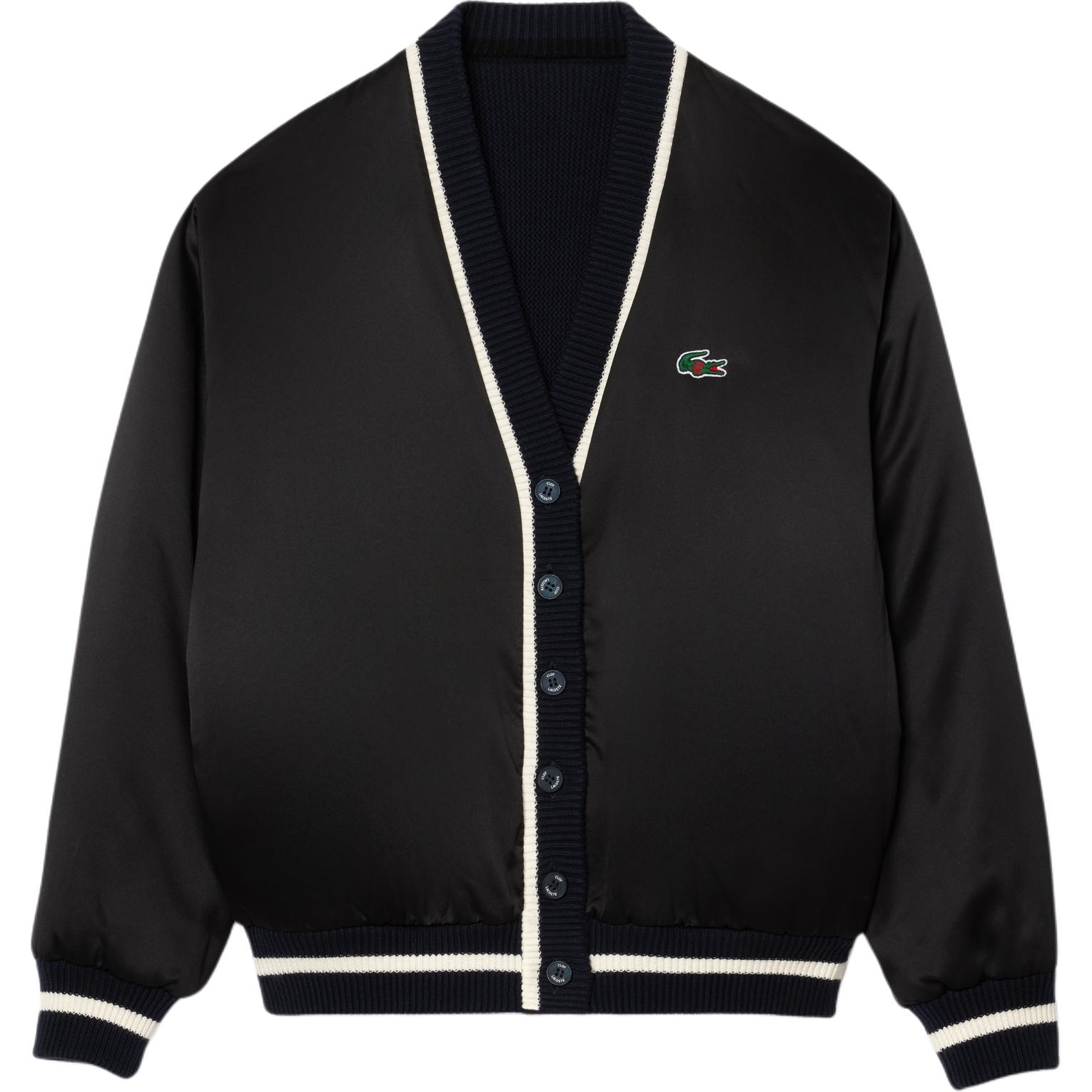 Clot x LACOSTE Reversible V-Neck Cardigan Navy — фото 1
