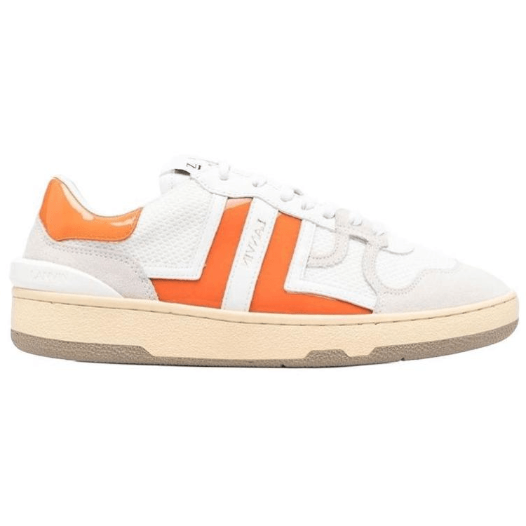 Lanvin Fashion Sneakers White Orange — фото 6