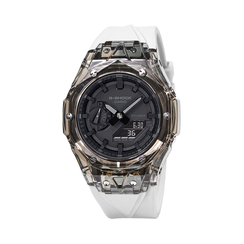 Часы CASIO/卡西欧 CASIO GA-2100-1A1 Black Transparent