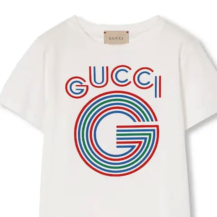 Gucci FW24 Logo T-Shirt White — фото 4