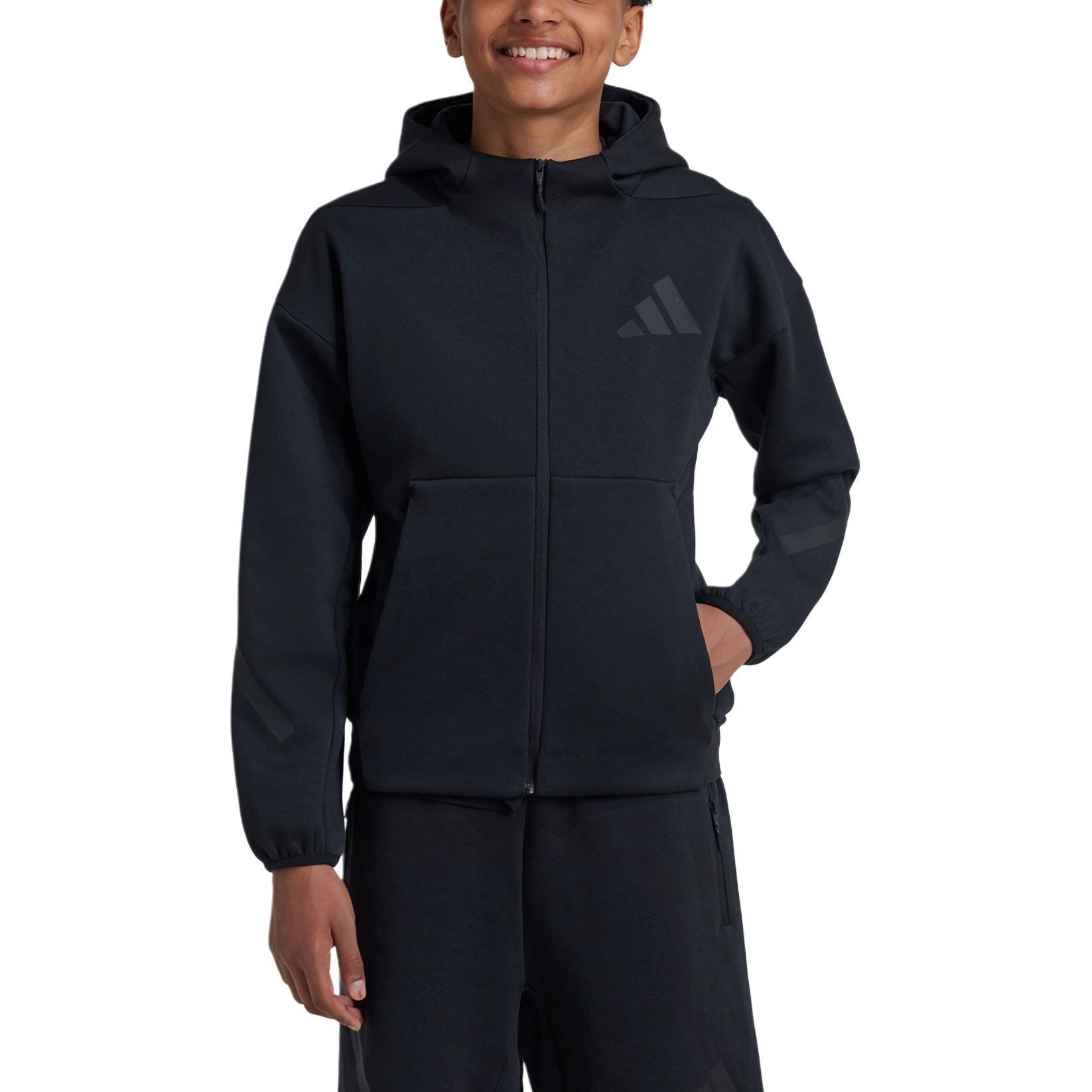 Adidas Z.N.E. FW24 Black Label Hoodie Jacket Kids — фото 4