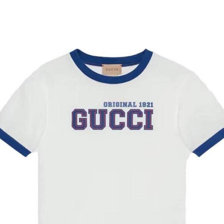 Gucci Logo T-Shirt Kids — фото 3