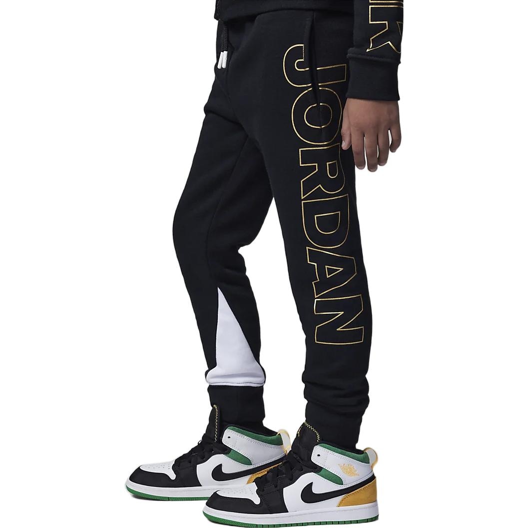 Jordan Logo Print Joggers Black — фото 3