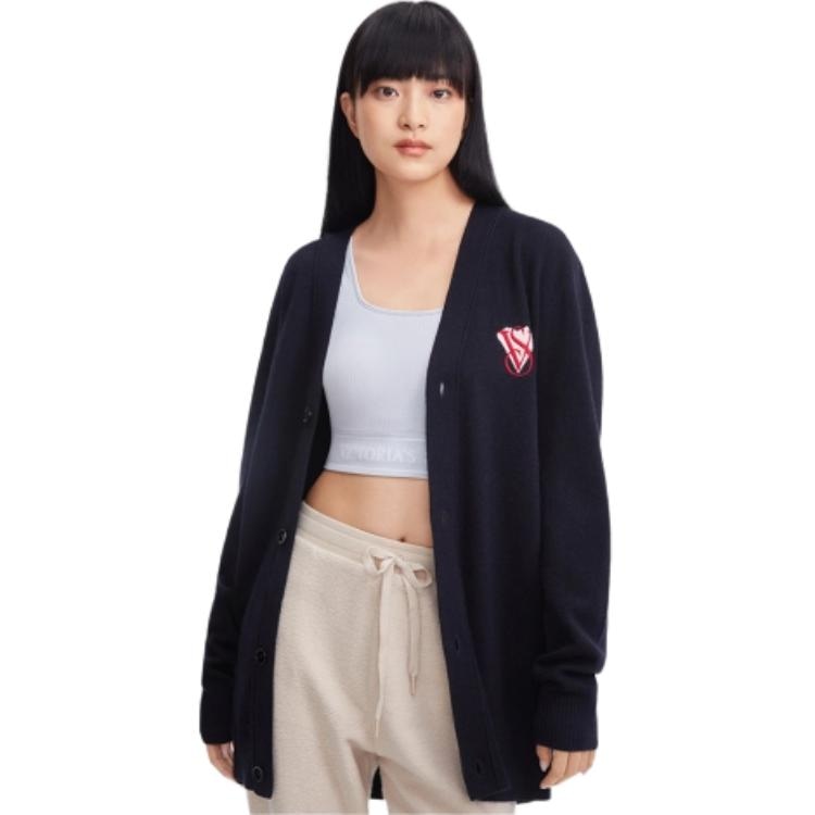 Victoria'S Secret Wool Sleepwear Top Navy — фото 1
