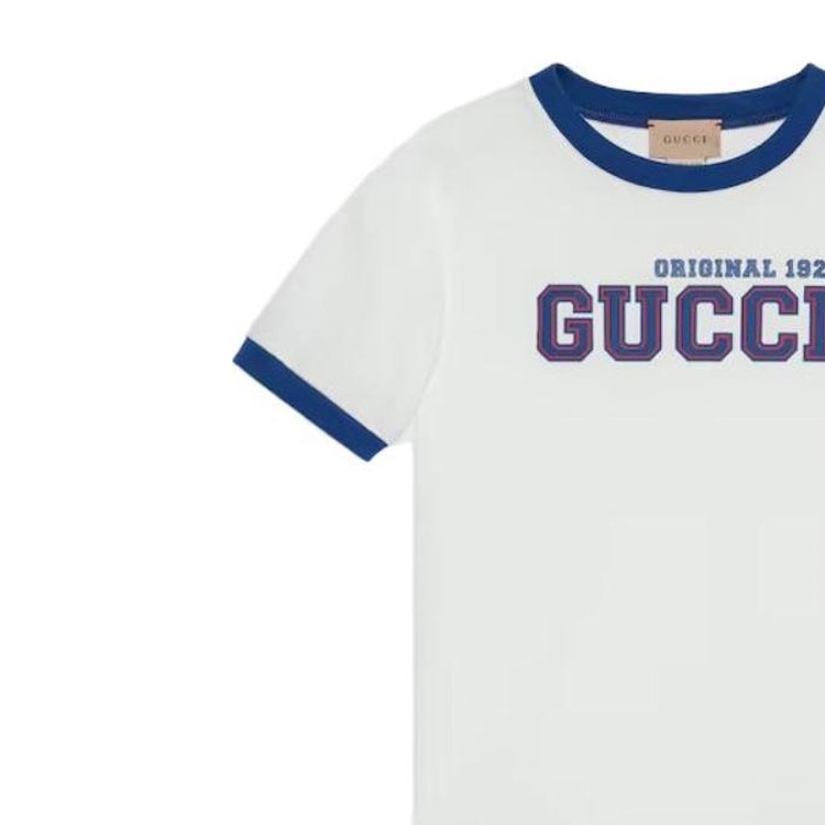 Gucci Logo T-Shirt Kids — фото 5